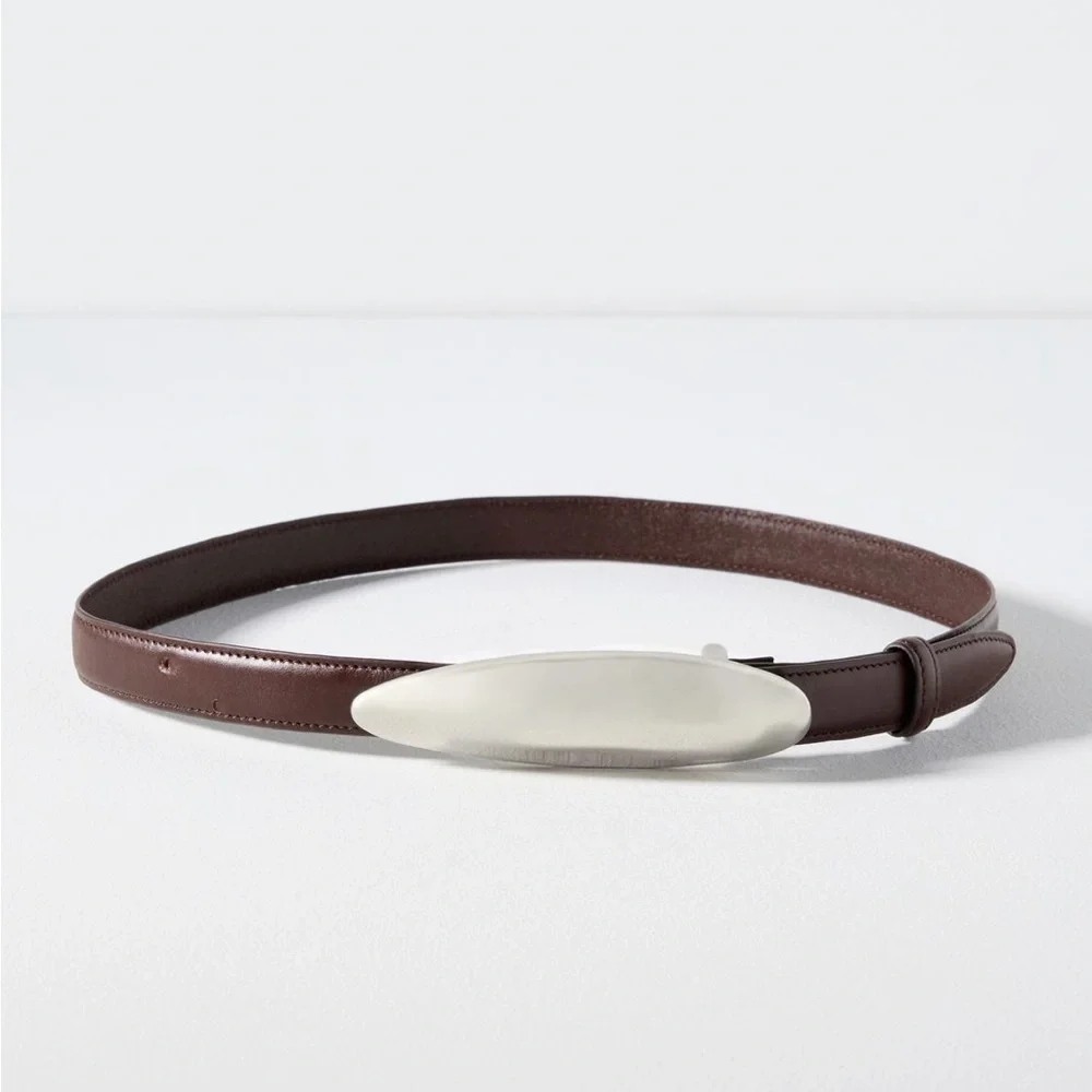 Anthropologie Women’s Elongated Hardware Skinny Belt Size M NWT SoldOut Online